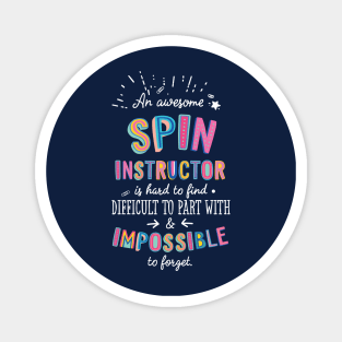 An awesome Spin Instructor Gift Idea - Impossible to Forget Quote Magnet